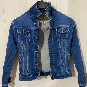 Abercrombie & Fitch Studded Denim Jean jacket